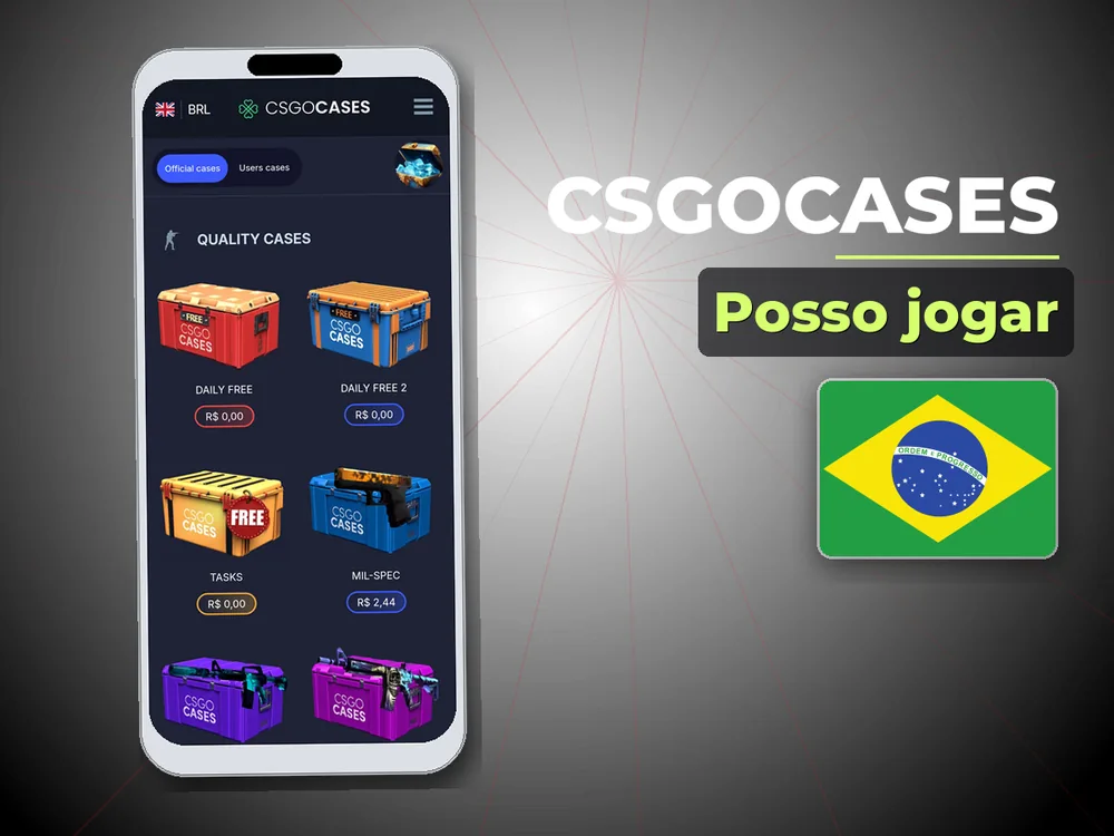 Csgocases - Posso jogar
