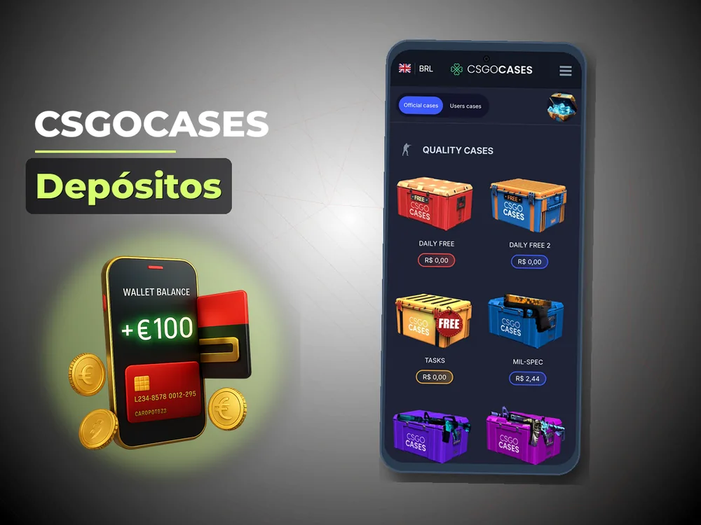 Csgocases - Depósitos