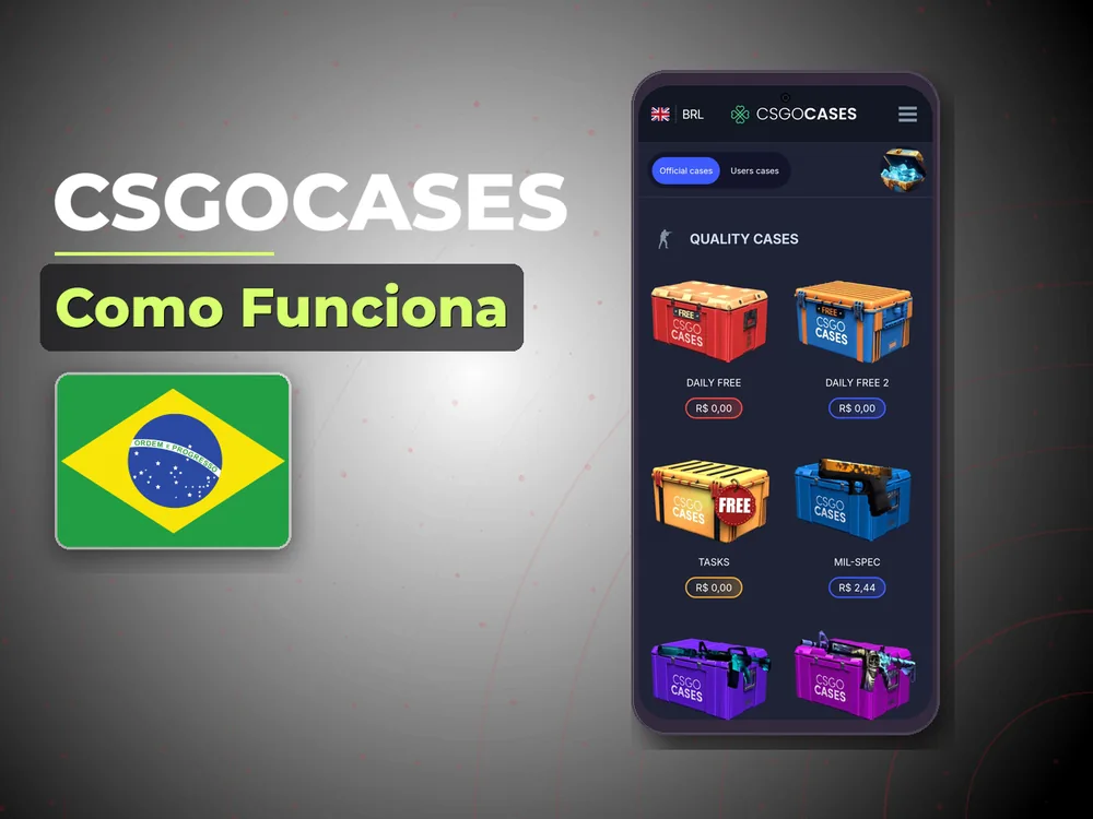 Csgocases - Como Funciona