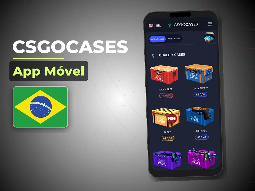 Csgocases - App Móvel