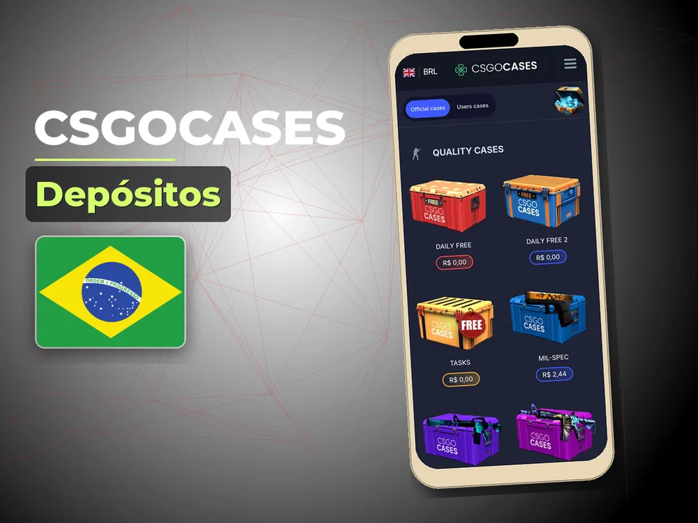 Csgocases - Depósitos