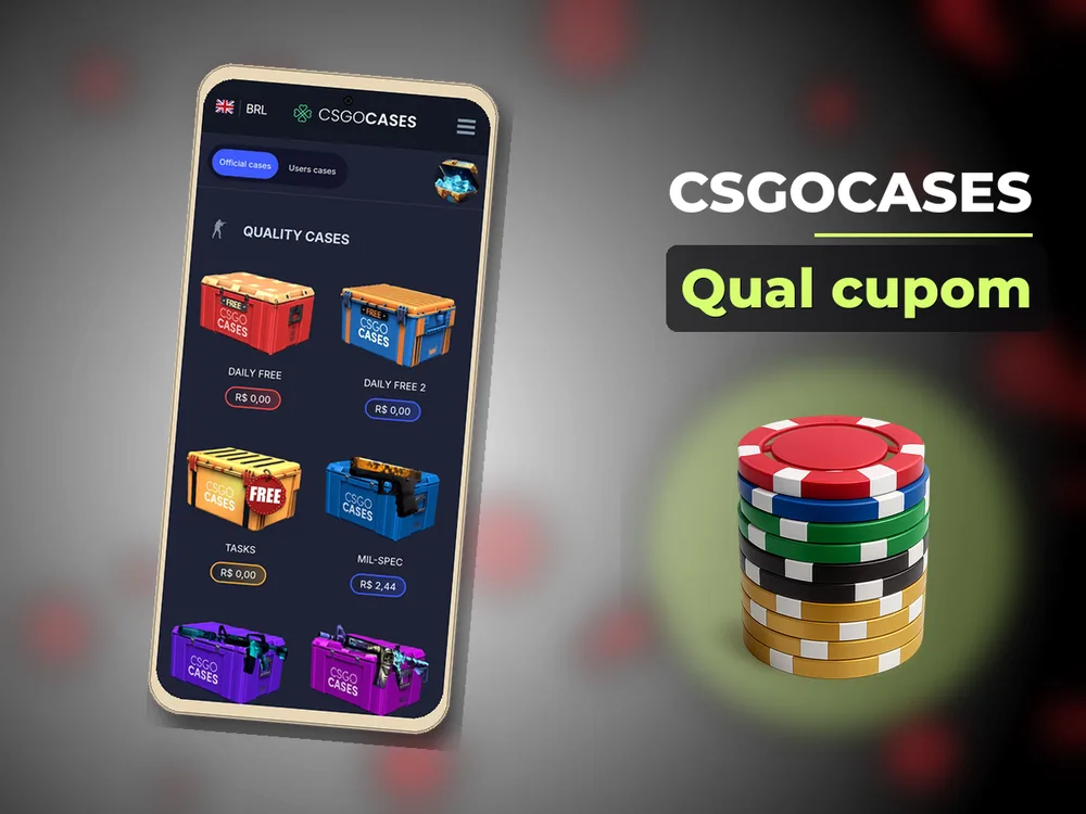 Csgocases - Qual cupom